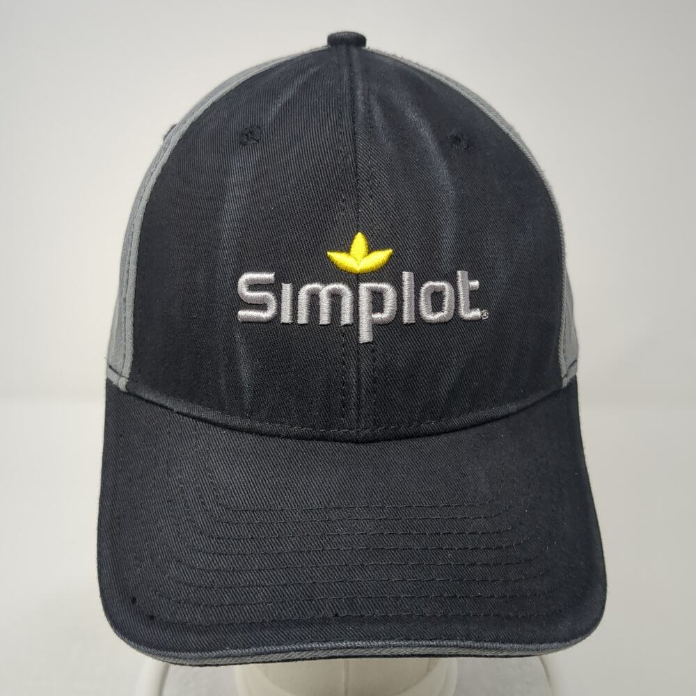 Simplot Strapback Baseball Cap Black One Size Adj… - image 2